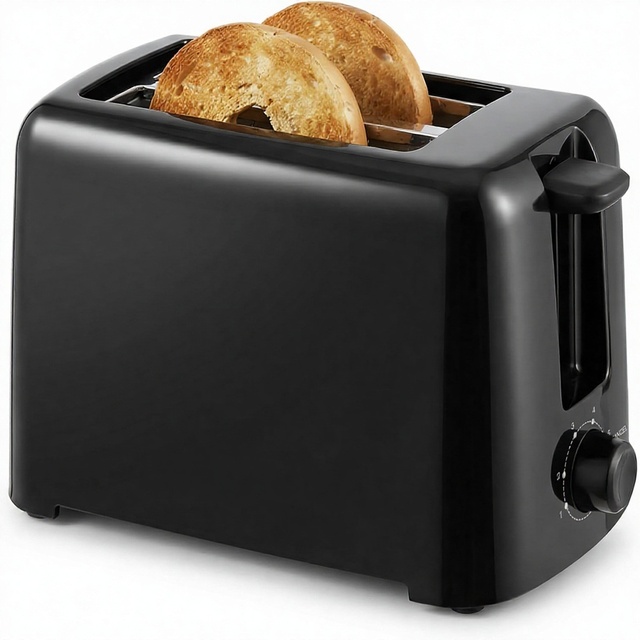 Elite Gourmet 2-Slice Cool Touch Toaster-6 Browning Levels Extra Wide 125" Slots Bagels Thick Bread Cancel Function Knob Control