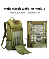 Sac à dos tactique de survie d'urgence pour le camping, sac EDC, sac à dos médical pour la chasse en plein air, sac à dos imperméable de premiers secours, thérapeute