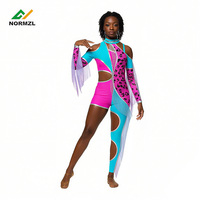 Performance Wear Majorette Dance Uniform Dance Majorette Costume Outfits With Fringe