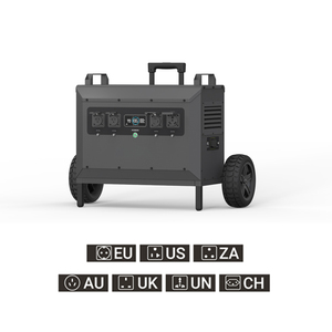 สถานีไฟฟ้าพกพา E-Nice Outdoor Indoor 51.2V 3072Wh แบตเตอรี่ LiFePO4 48V 3000W สำหรับรถยนต์ พลังงานแสงอาทิตย์ สำหรับตั้งแคมป์ - Product Image 5