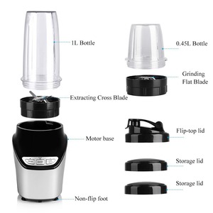 High Speed Blender 0.6-0.8L Stainless Steel Electric Multi-functional For Baby Food Household Use - Product Image 2