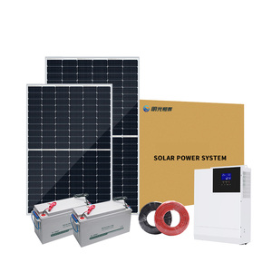 ระบบผลิตไฟฟ้าพลังงานแสงอาทิตย์แบบไฮบริดสำหรับบ้านทั้งหลัง Hope Solar ราคาดีที่สุด เครื่องกำเนิดไฟฟ้าพลังงานแสงอาทิตย์ 5000 วัตต์ ระบบกักเก็บพลังงานแสงอาทิตย์ 48 โวลต์ ชุดอุปกรณ์ - Product Image 2