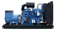 Groupe électrogène diesel Yuchai 400 kW refroidi par eau, 24 V, démarrage électrique, type silencieux, châssis ouvert, télécommande