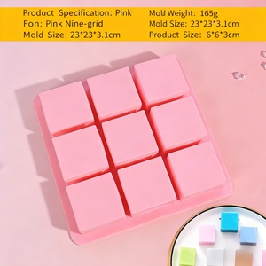 3D tăng hình trái tim băng khuôn-2.5 lớn Silicone Hoa hình dạng băng cho cocktail an toàn cho trang trí tủ đông & Saloon Gia Đình Thanh - Product Image 2