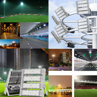 Projecteurs à LED étanches IP65 à haut rendement, corps en aluminium, 100W, 200W, 300W, 600W, pour entrepôts, stades, zones éloignées