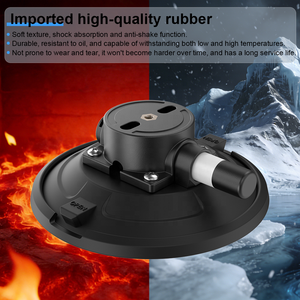 Ventosa de Goma de 6 Pulgadas con Bomba Manual y Cubierta Inferior de Silicona para Montaje en Techo de Vidrio de Automóvil, Capacidad de Carga de 70-90 kg - Product Image 5