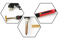 Produsen dan Harga Mesin Hot Foil Stamping dan Embossing Genggam Ukuran 5*5cm untuk Kulit, Kayu, Roti