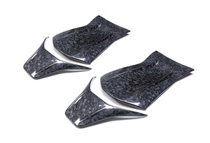 Autocollant de dossier de siège en fibre de carbone sèche pour Mercedes-Benz C63 GT CLA GLA A45 E63AMG - Product Image 2