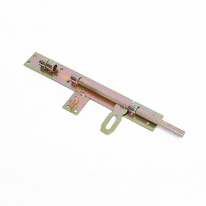 Heavy Duty Iron Door Bolts Galvanized Thickened With <b>Padlock</b> Pins For Wrought Iron Villa Industrial Gates - Product Image 2