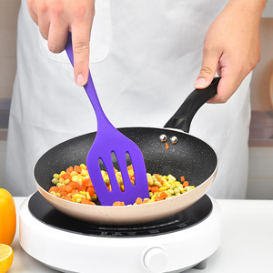 <b>Silicone</b> Kitchen Utensil Set 8 Piece Heat Resistant Cooking <b>Tools</b> Spatula Spoon Set for Non Stick Pans - Product Image 4