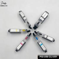 BOMA - 6 Farben PGI-450 CLl-451 Leere Tintenpatronen für Canon IX6540 IX6840 IP8740 MG5440 MG5540 MG5640 MG6340 MG6440 MG6640