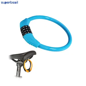 Superbsail 4 Digital Bicycle Lock Combinação Senha Ciclismo Segurança Cabo de Bicicleta Cadeia Bloqueio Anti-Roubo Bicicleta Bloqueio