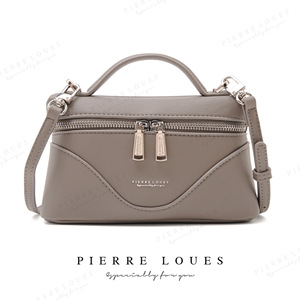 Sac à main minimaliste Pierre Loues, forme carrée, poignée souple, sac bandoulière pour femme, usage quotidien - Product Image 4