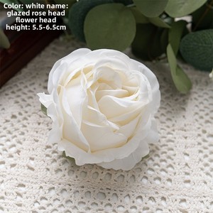 Cabezas de Flores de Rosa Glaseadas del Fabricante, Venta al por Mayor, Decoración para Bodas, Artesanías, Plantas Verdes, Flores Simuladas, Flores Secas - Product Image 6