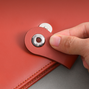 מותאם אישית 24 חתיכות <span class=keywords><strong>pp</strong></span> כיס רך כיסוי עור PU כריכה רופפת עלים כריכה בנק שטר הפקדה מחברת קליפ אחסון - Product Image 3