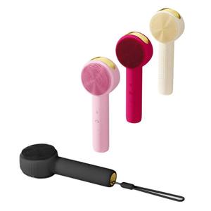 Nuevo viaje portátil Mini de mano impermeable eléctrico de silicona cepillo de limpieza facial vibración compresa caliente cepillo facial de silicona - Product Image 1