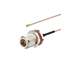 Câble coaxial RF RG178 N femelle à connecteur N vers UFL/IPX, type N, assemblage de câble coaxial