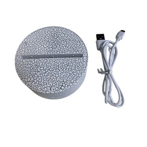 16 màu sắc ánh sáng <span class=keywords><strong>ABS</strong></span> Led Cơ sở với điều khiển từ xa RGB màu nứt Vòng cơ sở với USB phí Cáp - Product Image 2