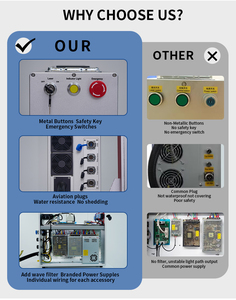 เครื่องยิงเลเซอร์ Mopa 50W ใหม่เครื่องแกะสลักเลเซอร์ขนาดเล็ก CNC โลหะสแตนเลสพลาสติกรองรับ DXF BMP Ai กราฟิก - Product Image 3