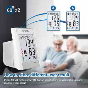 <span class=keywords><strong>Monitor</strong></span> tekanan darah otomatis, <span class=keywords><strong>Monitor</strong></span> tekanan darah otomatis lengan atas dengan layar LCD ekstra besar dengan LD-582 - Product Image 5