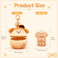 Pendentif Peluche Douce en Forme de Bête, Porte-clés Portable pour Sacs, Cadeaux de Fête et Souvenirs