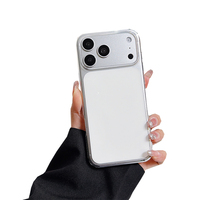 Coques arrière minimalistes en PC à couverture intégrale, couleur originale, surface brillante, haute transparence pour iPhone 18, 17 Air, 17/16/15 Pro Max