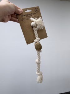 Juguete Masticable de Cuerda de Madera para Perros al Mejor Precio, Cuerda Trenzada de Algodón Natural, Palo de Madera, Accesorios para Mascotas No Tóxicos para la Dentición, Directo de Fábrica - Product Image 2