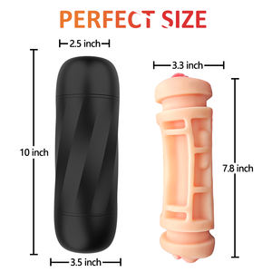 LENDGOGO cep kedi-Ava 2 in 1 Oral vajina Vagina tor seks ürün erkekler için erkek toptan üretici tedarikçi - Product Image 2