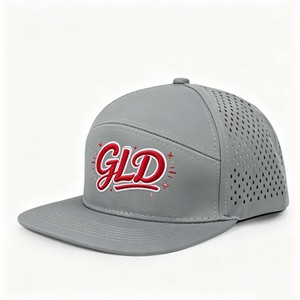 Authentic Classic 3D Embroidery Logo 6-Panel Waterproof Laser Hole Hat - Product Image 3
