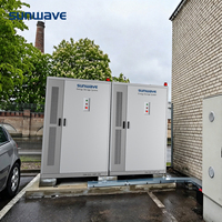 Système hybride solaire diesel Sunwave 125 kW 265 kWh, groupe électrogène conteneurisé extérieur, stockage d'énergie, 314 Ah LiFePO4 hors réseau