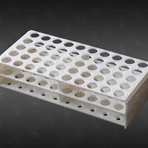 Taizhou Jianjun Medical Supplies Integrated Test <b>Tube</b> Rack 13mm 16mm 22mm 50 Holes High Temperature Resistant <b>Plastic</b> - Product Image 1