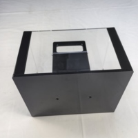 Boîte de rangement pour jetons en acrylique de haute qualité Qinlong, 600 pièces emballées avec étui de transport, vente chaude pour les jetons de poker et le plateau