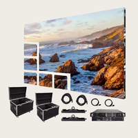 Jiulong JL-K960 P4.4-P10 Vollfarbige Ultradünne Fest Installierte Indoor LED-Videowand-Module Nahtlose Bildschirmanzeige 600cd/m2 Helligkeit