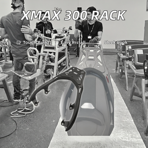 Accesorios Xmax 300 para Motocicletas <span class=keywords><strong>Yamaha</strong></span> 2017-2025, Portaequipajes Trasero con Caja Superior de Aleación de Aluminio y <span class=keywords><strong>Alforjas</strong></span> de PVC - Product Image 2