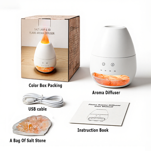 Nouvelle Arrivée 2026 - Diffuseur d'Huiles Essentielles Lampe de Sel - Humidificateur Ultrasonique Silencieux pour Chambre à Coucher et <span class=keywords><strong>Aide</strong></span> au Sommeil - Product Image 3
