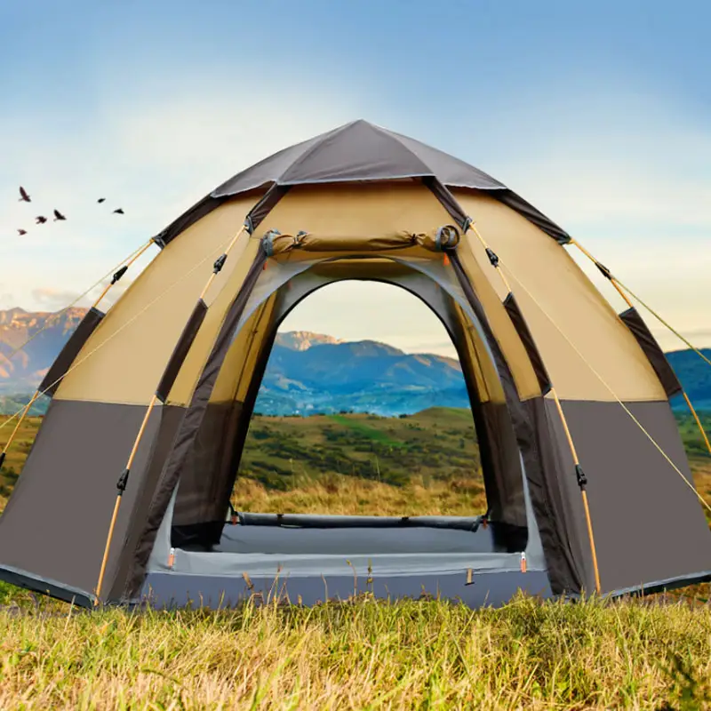 Hand Gemaakt Gemakkelijk Te Dragen Reizen Koud Weer Camping Automatische Opvouwbare Tent
