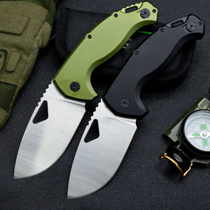 Tùy Chỉnh OEM Ngoài Trời Pocket Gấp Cắm Trại Dao Cho Sự Sống Còn Edc Tiện Ích Da Nhôm Xử Lý 5cr Lưỡi Hoàn Hảo - Product Image 1