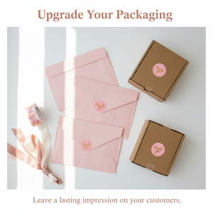 Etiquetas Personalizadas Ecológicas de Papel PLA de Grado Alimenticio, Fáciles de Retirar, con Impresión en Lámina Dorada para Bolsas de Comida Rápida (Diámetro Central) 1 pulgada - Product Image 4