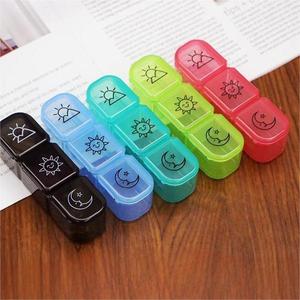 Pastillero de Plástico ABS de 7 Días con 3 Compartimentos, Logotipo Personalizado, Fácil de Usar, en Oferta - Product Image 2