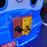 Machine de jeu vidéo d'arcade de tir au ballon Riteng RT-LP55 pour enfants, à monnayeur, 1 joueur, en plastique, avec système de récompense personnalisable