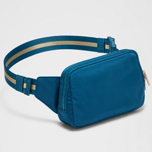 USA Warehouse Durable Nylon Waist Bag Webbing Strap Fanny Pack Phone Carrier Crossbody Bag For Outdoor Sports - Product Image 6