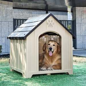 Grande casa prefabbricata all'ingrosso dei cani di plastica all'aperto della casa del cane - Product Image 4