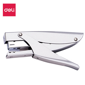 Deli 0346 Metal Handheld Medium Stapler 150 Sheets Capacity Rotary Pliers Type Labor Saving Office Binding Tool - Product Image 3