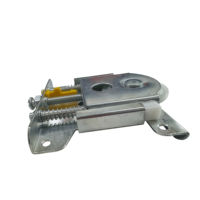 Ensemble de roulettes pour porte coulissante de placard, boîtier en alliage d'aluminium, roue en nylon, quincaillerie de remplacement pour meubles