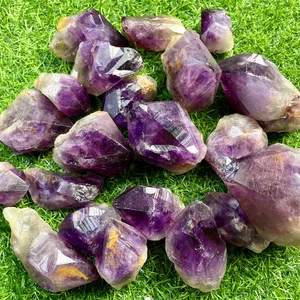 Nieuwkomers Groothandel Hoge Kwaliteit Natuurlijke Meditatie Kristallen Stenen Amethist Tanden Voor Genezing