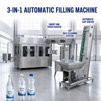 Machine de remplissage industrielle automatique à piston rotatif 1000ml 1200ml pour bouteilles d'eau pure minérale, remplisseuse de liquides contrôlée par servomoteur