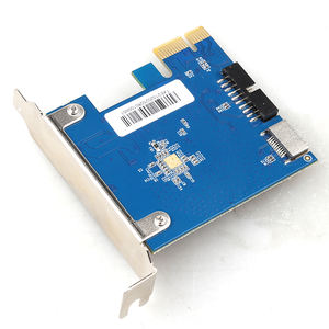 Tarjeta de expansión PCIe1X a 20 pines+Tipo-e para tarjeta PCIe combinada NEC de <span class=keywords><strong>3</strong></span> puertos USB <span class=keywords><strong>3</strong></span>.2 Gen 1 (5 Gbps) - Product Image 6