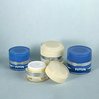 Ensemble de flacons et pots en plastique acrylique argenté de luxe écologiques Fuyun, avec pompe pulvérisateur, 50 ml/120 ml, certifié ISO9001