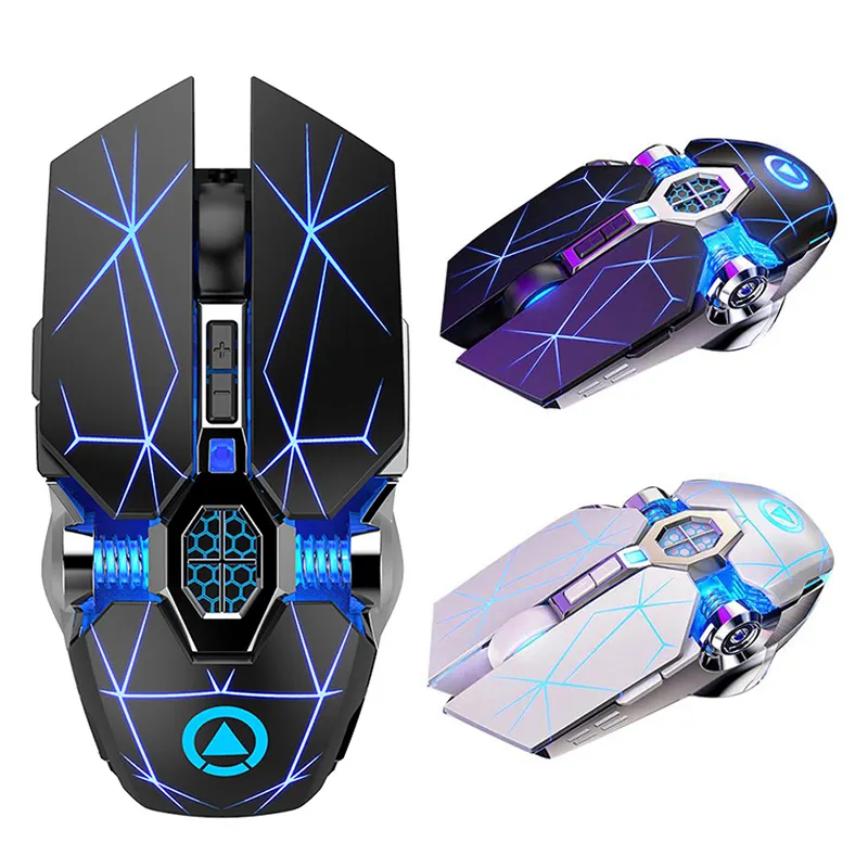 A7 Wireless Mouse Optical Silent Mouse USB Rechargeable Gaming Mouse For Home Office Game