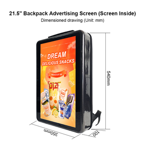 Pantalla Publicitaria LCD BENSHI de Alta Luminosidad de 21.5 Pulgadas y 1000 Nits, 500 Nits con Batería Recargable para Marketing en Movimiento - Product Image 6